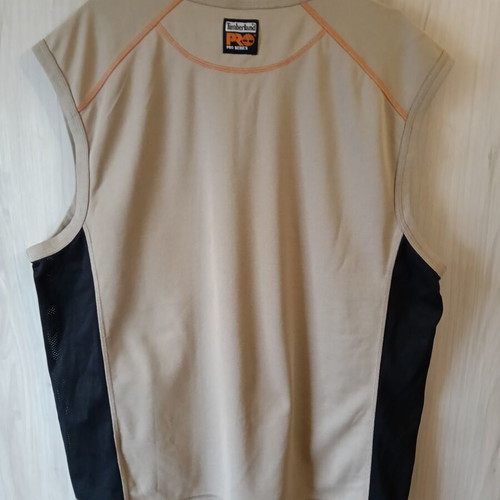 Timberland sleeveless shirt used, size large, loose fit