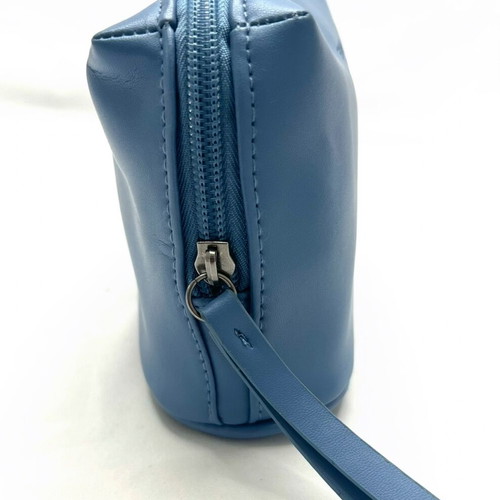 Ferragamo Parfums Light Blue Handbag Used Vanity Case