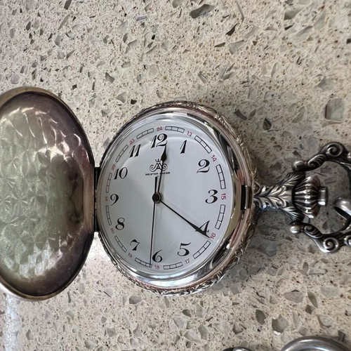 Anker Pocket Watch new, silver