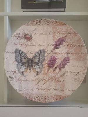 Serving platter decorative, like new, 33 cm diameter