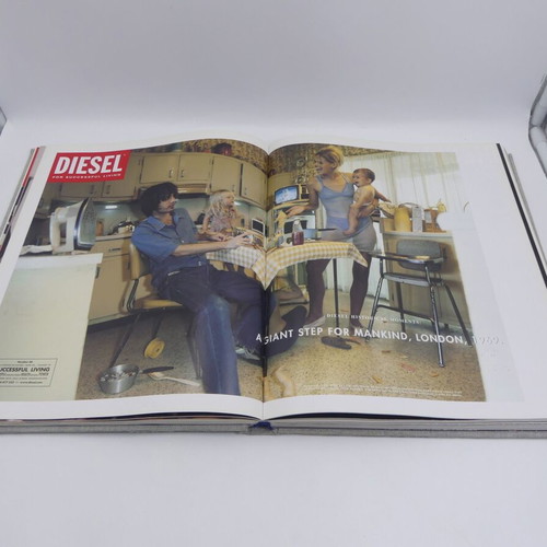 Diesel: XXX Years of Diesel Communication Rizzoli hard cover book used with torn pages