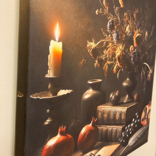 Diptych canvases with vintage aesthetic like new