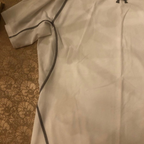 under Armur compression blouse short sleeves unworn new 2 xl white
