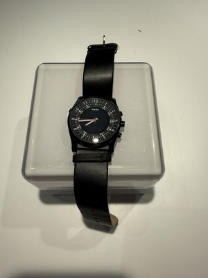 DKNY men's watch black with hands used