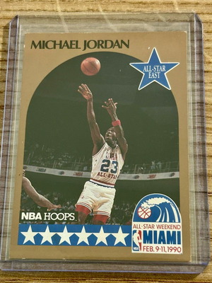 Κάρτα Michael Jordan Chicago Bulls All Star Game NBA Hoops μεταχειρισμένη 1990