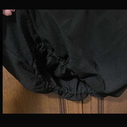 Top and wide-leg pants set black like new
