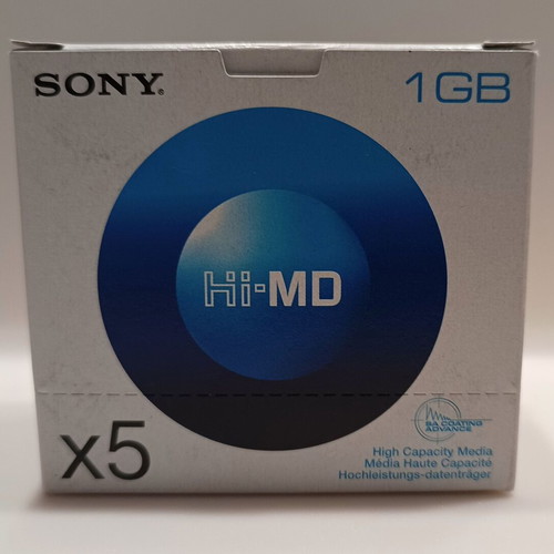 Minidisc Sony Hi-MD 1GB High Capacity Media καινούργιο