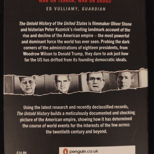 The Untold History of the United States by Oliver Stone and Peter Kuznick, like new