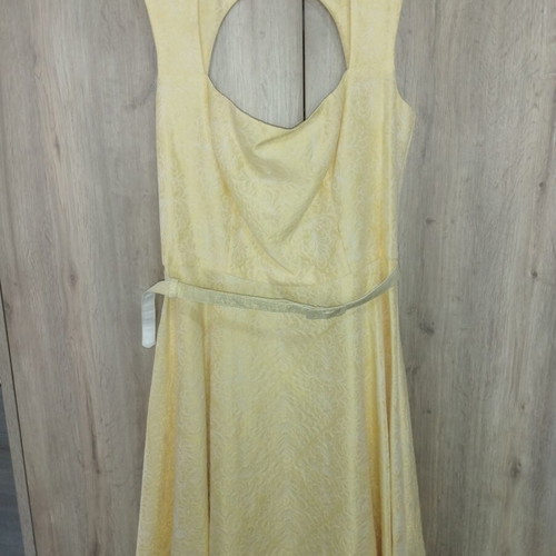 Bill Cost sleeveless women's dress like new, yellow, size L