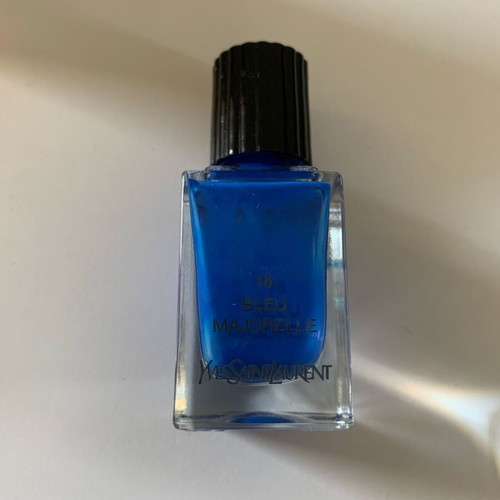 YSL blue nail polish used