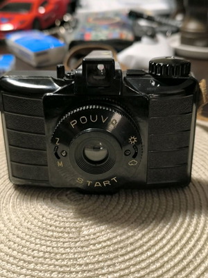 Pouva camera used, bakelite body from 1950s East Germany
