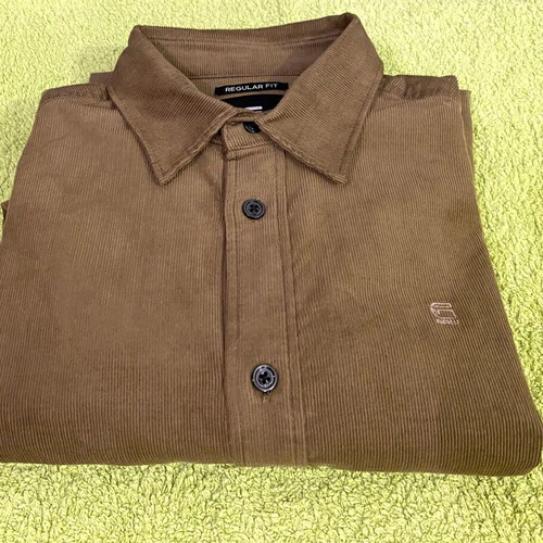 G-Star Raw Clean Regular Shirt Medium like new, brown
