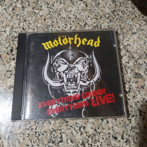 Motorhead Everything Louder Everything Live CD used