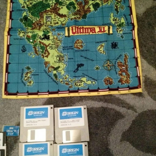 Ultima VI PC used, rare edition with 5.25" and 3.5" floppy disks