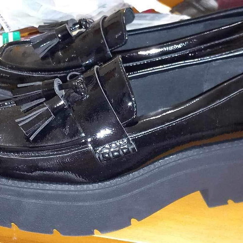 Zara shoes new black leather size 39.5