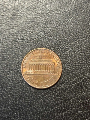 One cent coin from USA used, 1979