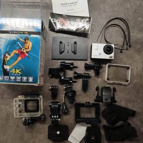 Go X Treme action camera used, Real 4K Ultra HD