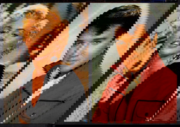 T035 CINEMA Elvis Presley-Marilyn-Monroe-Errol Flynn-Paul Newman-Charles Bronson-Martha Hyer