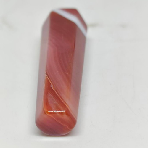 Agate (Sardonyx) Mineral Crystal Tower like new