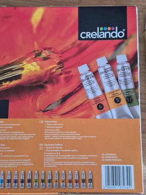 Χρώματα λαδιού Crelando 24 και Jumbo 12, καινούργια σε συσκευασία