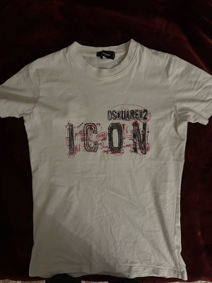Dsquared2 Icon T-shirt used, white, size S