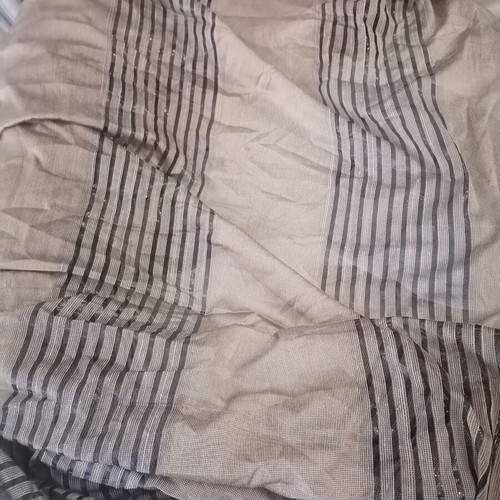 Polyester fabric imported, new, 2.80m width x 10m length with free trim and hooks