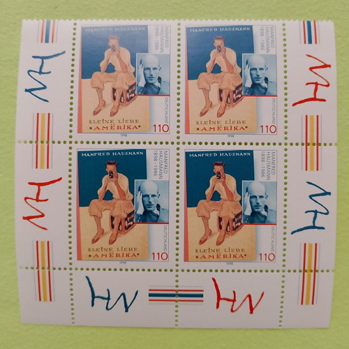 German stamps 1998 first day cover Bonn, sealed block