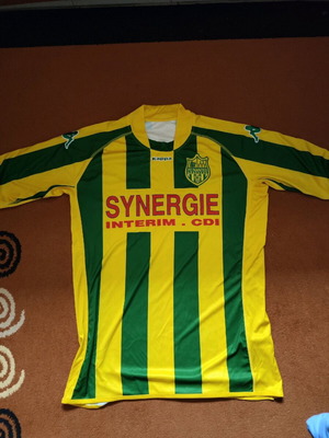 FC Nantes home jersey 2010-2011 season XL like new