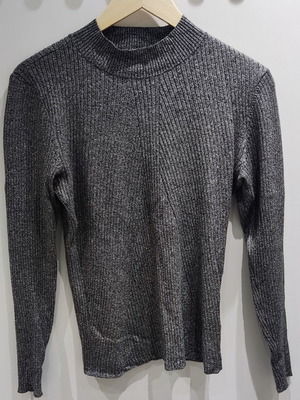 H&M women's blouse used, gray, size L