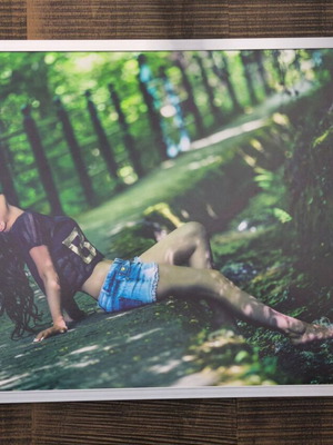 Large photo on K-Fix with aluminum frame 61×41cm like new