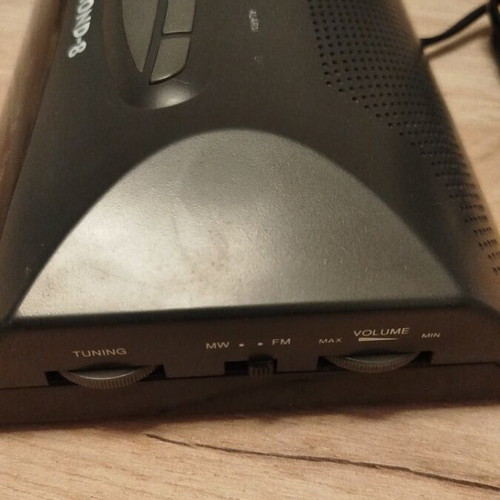 Diamond-8 radio clock alarm used, functional