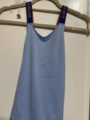 Nike sports top like new, size XS, blue and pink