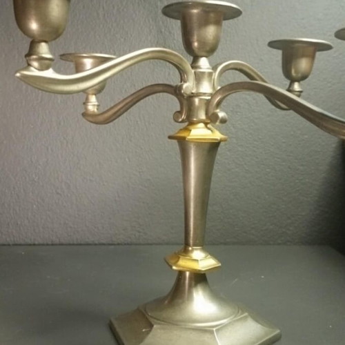 Vintage candle holder used