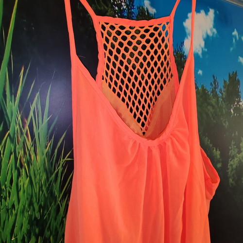 Colisha Womens Casual Neon Sundress Chiffon sleeveless mini dress new