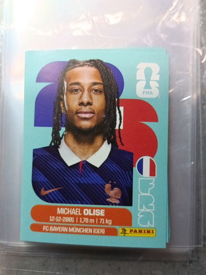 Αυτοκόλλητο Panini FIFA World Cup 2026 Michael Olise σαν καινούργιο