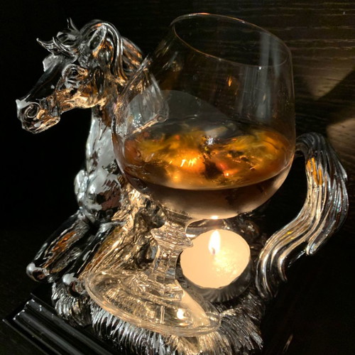 Horse decorative used by Chinelli, Cognac & Brandy warmer