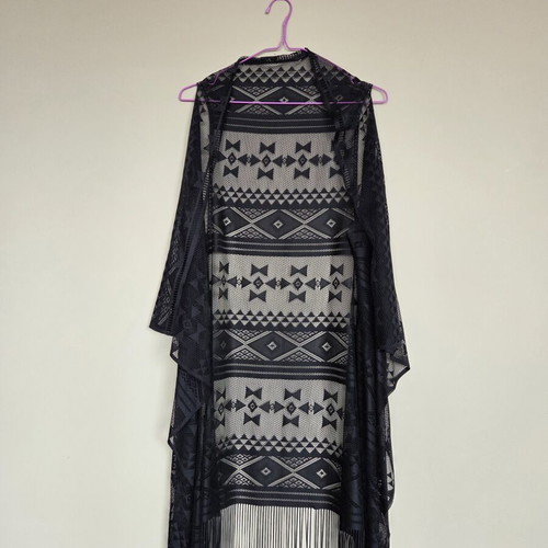 Kaftan Pink Woman new, black