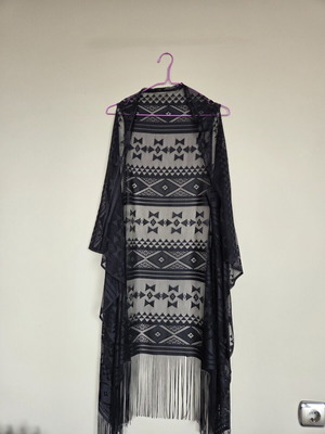 Kaftan Pink Woman new, black