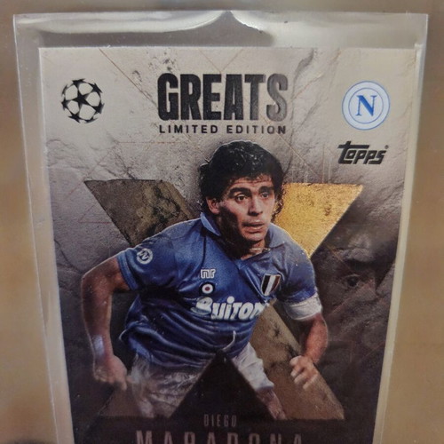 Diego Maradona Topps Greats Limited Edition card