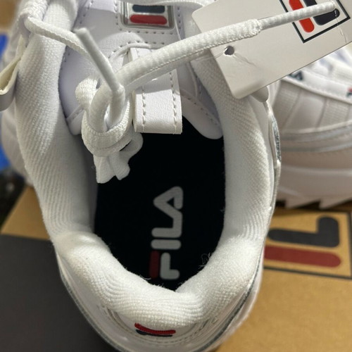 Fila D Formation athletic shoes new, size 37.5, white