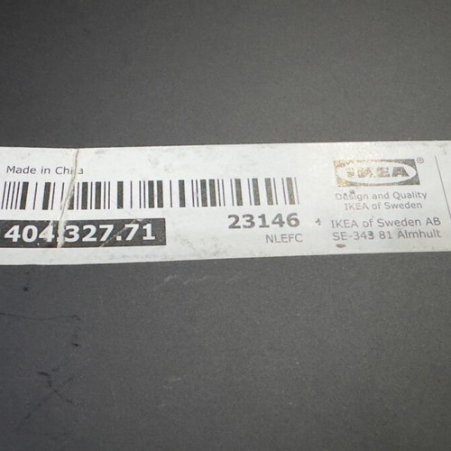 IKEA Black Serving Platter Used Matte Finish
