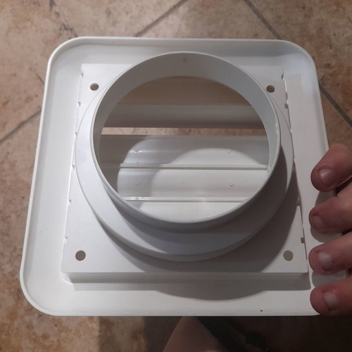 Ventilation louver for pipe Φ100 & Φ125 Delta new