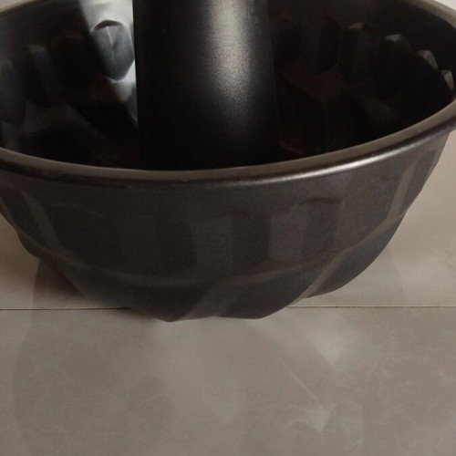 Cake pan used, dimensions 22x16 cm