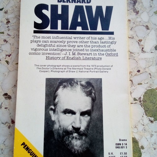 Book Bernard Shaw The doctor's dilemma used, English