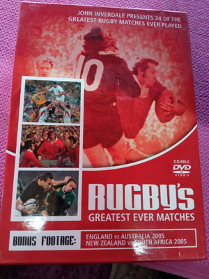 Rugby's Greatest Ever Matches Double DVD Box Set like new
