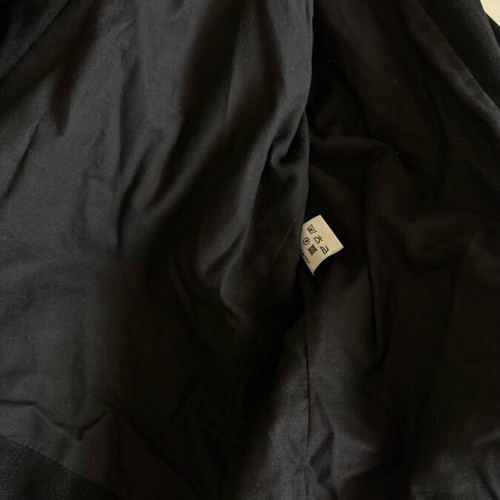 Now How black suede leather oversized L like new