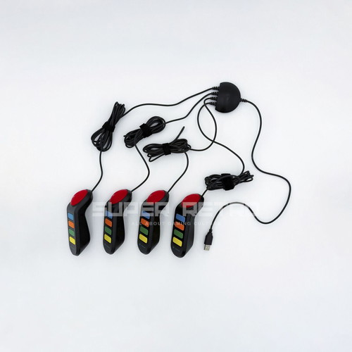 Sony Buzz Wired 4 Controllers for PS2 and PS3 used
