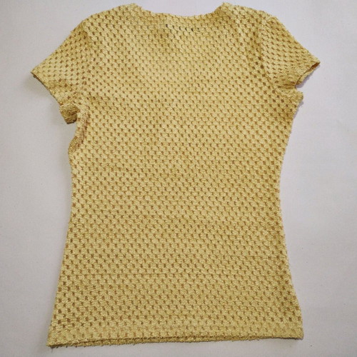 Veloudakis Vintage 90's Yellow Gold Short Sleeve T-shirt like new, size S/M