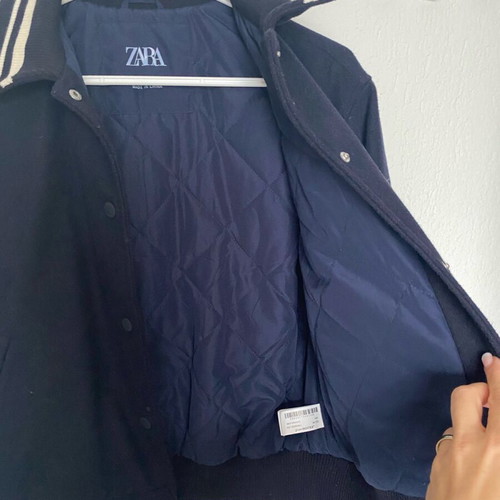 College bomber jacket Zara size 9-10, 140 cm like new