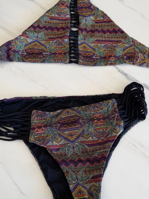 Black Bikini Set Like New Size S